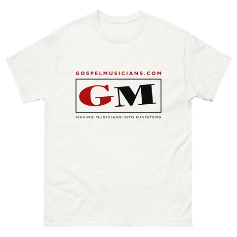 Gospel Musicians Logo T-Shirt (WHITE)